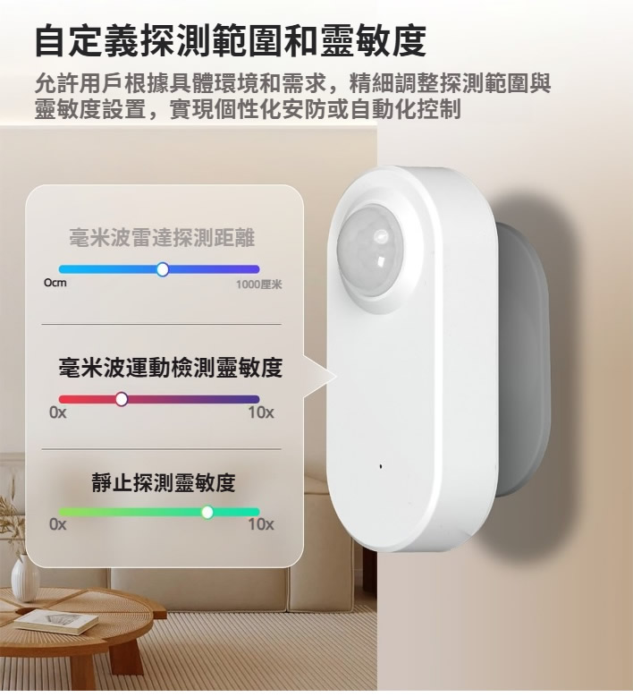 雷達波感電池款感應該器